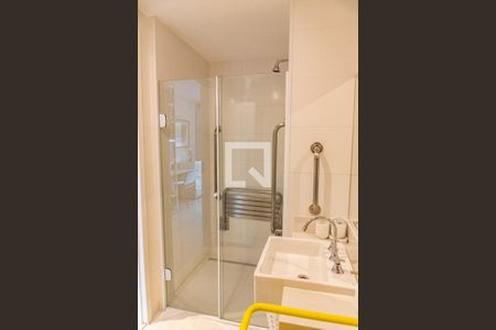 Studio para alugar com 28m², 1 quarto e sem vaga Studio para alugar com 28m², 1 quarto e sem vagaBanheiro