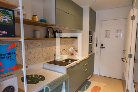 Cozinha de kitnet/studio para alugar com 1 quarto, 28m² em Vila Mariana, São Paulo