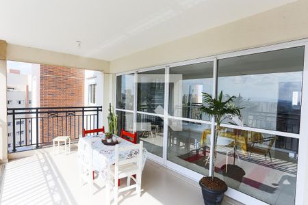 Varanda da Sala de apartamento para alugar com 2 quartos, 103m² em Vila Suzana, São Paulo
