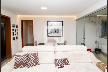 Sala de apartamento à venda com 3 quartos, 96m² em Buritis, Belo Horizonte