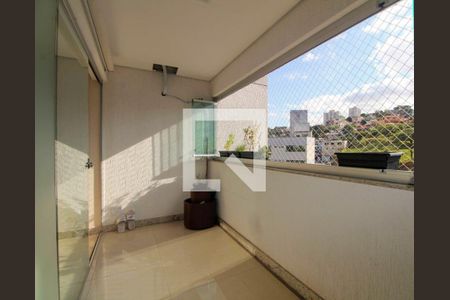 Varanda de apartamento à venda com 3 quartos, 96m² em Buritis, Belo Horizonte