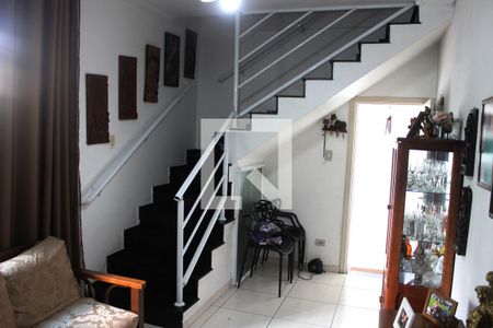 Sala de casa para alugar com 3 quartos, 110m² em Jardim Paraíso, São Vicente