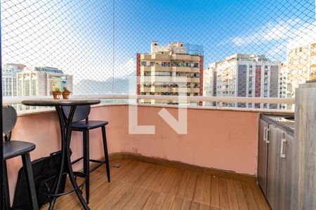 Varanda da Sala de apartamento à venda com 2 quartos, 64m² em Barra da Tijuca, Rio de Janeiro