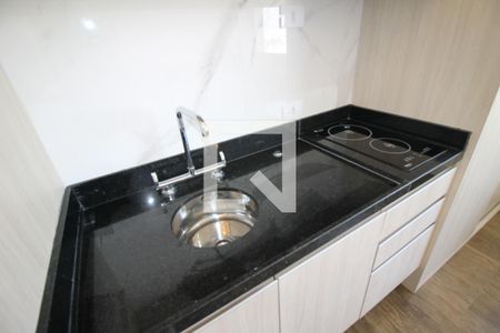 Cozinha de kitnet/studio à venda com 1 quarto, 21m² em Belenzinho, São Paulo