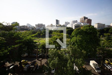 Vista da sala  de apartamento para alugar com 1 quarto, 20m² em Leblon, Rio de Janeiro