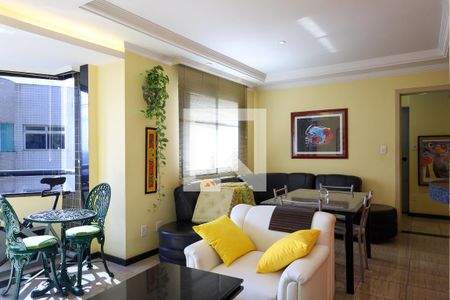 Sala de apartamento para alugar com 3 quartos, 116m² em Buritis, Belo Horizonte