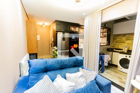 Sala de apartamento para alugar com 2 quartos, 53m² em Campestre, Santo André