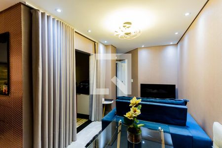 Sala de apartamento para alugar com 2 quartos, 53m² em Campestre, Santo André