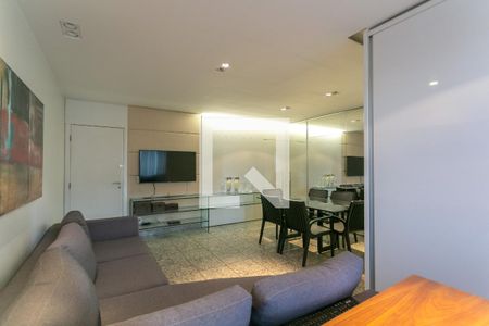 Sala de apartamento à venda com 3 quartos, 85m² em Lourdes, Belo Horizonte