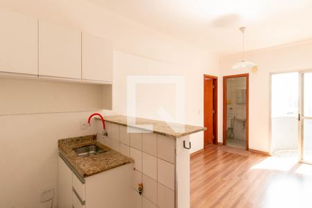 Sala/Cozinha de apartamento para alugar com 1 quarto, 26m² em Santo Agostinho, Belo Horizonte