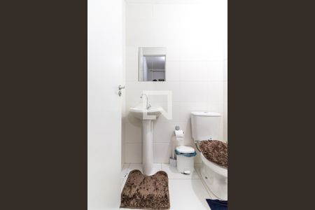 Banheiro da Suíte de apartamento à venda com 1 quarto, 26m² em Jardim Cidália, São Paulo