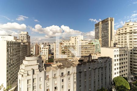 Vista do Studio de kitnet/studio para alugar com 1 quarto, 38m² em República, São Paulo