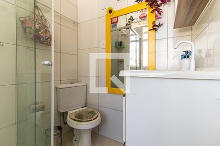 Banheiro de kitnet/studio para alugar com 1 quarto, 38m² em República, São Paulo