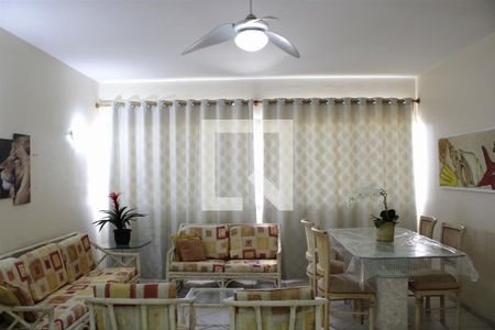 Sala de apartamento para alugar com 3 quartos, 95m² em Jardim Tres Marias, Guarujá