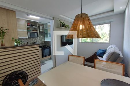 Sala de Estar e Jantar de apartamento para alugar com 2 quartos, 53m² em Jardim Antonio Von Zuben, Campinas