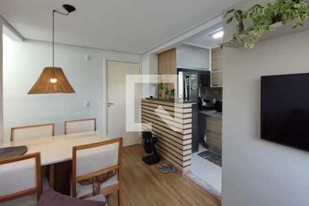 Sala de Estar e Jantar de apartamento para alugar com 2 quartos, 53m² em Jardim Antonio Von Zuben, Campinas
