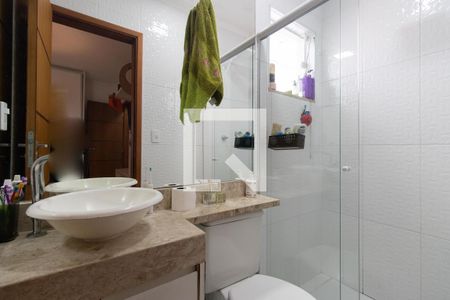 Casa de condomínio para alugar com 76m², 2 quartos e 1 vagaBanheiro da Suíte