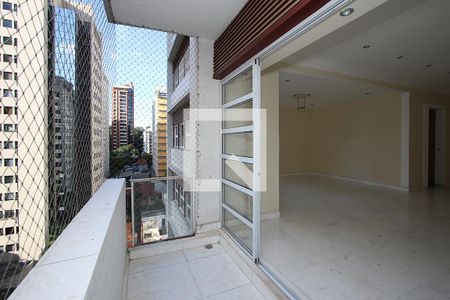 Varanda da Sala de apartamento para alugar com 3 quartos, 130m² em Pinheiros, São Paulo