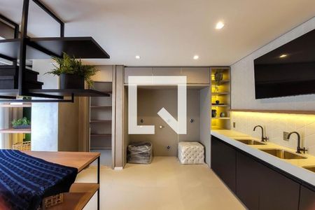 Studio à venda com 29m², 1 quarto e sem vaga Studio à venda com 29m², 1 quarto e sem vagaÁrea comum - Lavanderia