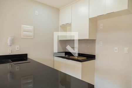 Cozinha de apartamento para alugar com 1 quarto, 35m² em Vila Guarani (z Sul), São Paulo