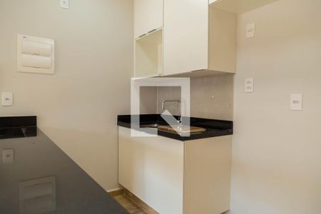 Cozinha de apartamento para alugar com 1 quarto, 35m² em Vila Guarani (z Sul), São Paulo