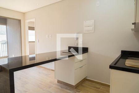 Cozinha de apartamento para alugar com 1 quarto, 35m² em Vila Guarani (z Sul), São Paulo