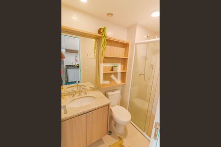 Studio para alugar com 24m², 1 quarto e sem vaga Studio para alugar com 24m², 1 quarto e sem vagaBanheiro