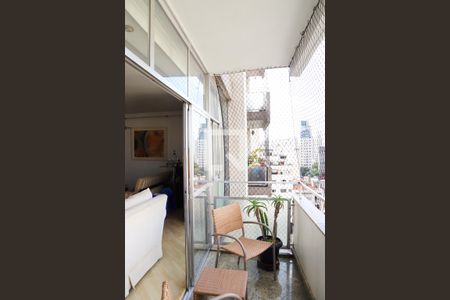 Varanda da Sala de apartamento para alugar com 3 quartos, 200m² em Vila Buarque, São Paulo