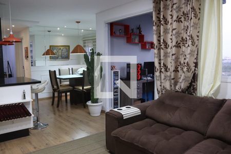 Sala  de apartamento para alugar com 2 quartos, 66m² em Vila Augusta, Guarulhos