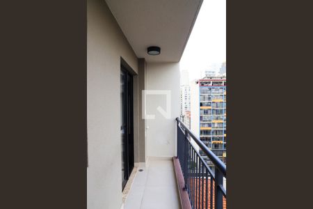 Varanda de kitnet/studio à venda com 1 quarto, 22m² em Centro, São Paulo
