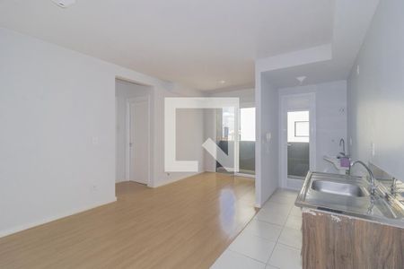 Sala/Cozinha de apartamento à venda com 2 quartos, 55m² em Harmonia, Canoas