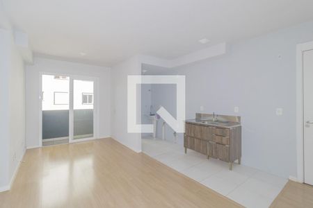 Sala/Cozinha de apartamento à venda com 2 quartos, 55m² em Harmonia, Canoas