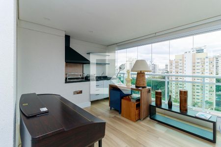 Sala - Varanda de apartamento para alugar com 3 quartos, 155m² em Brooklin Paulista, São Paulo