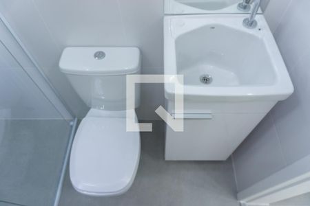 Banheiro de kitnet/studio para alugar com 1 quarto, 20m² em Consolação, São Paulo