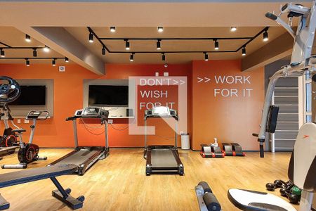 Apartamento para alugar com 31m², 1 quarto e sem vaga Apartamento para alugar com 31m², 1 quarto e sem vagaÁrea comum - Academia