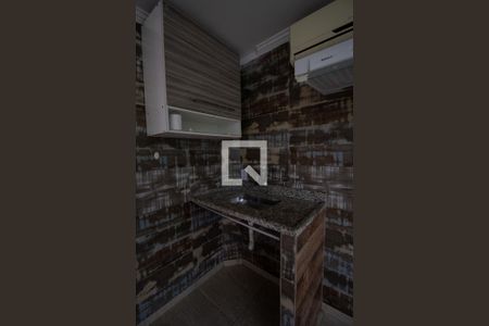Cozinha de kitnet/studio para alugar com 1 quarto, 25m² em Vargem Grande, Rio de Janeiro