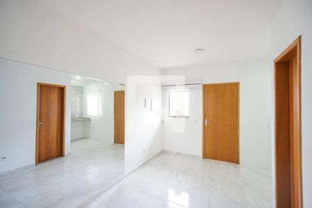 Sala e cozinha de apartamento à venda com 1 quarto, 37m² em Vila Antonina, São Paulo
