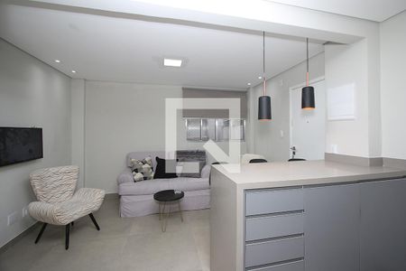 Sala e Cozinha de apartamento para alugar com 2 quartos, 58m² em Pinheiros, São Paulo