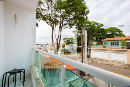 Varanda do quarto 1 de apartamento para alugar com 2 quartos, 57m² em Vila Alzira, Santo André