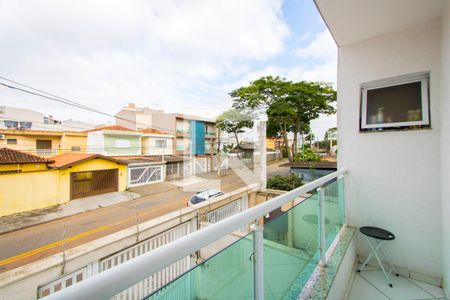 Varanda do quarto 1 de apartamento para alugar com 2 quartos, 57m² em Vila Alzira, Santo André