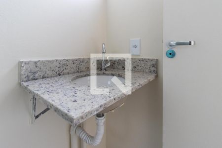 Detalhe do banheiro de kitnet/studio à venda com 1 quarto, 26m² em Vila Nilo, São Paulo