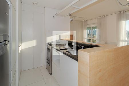 Cozinha de apartamento para alugar com 1 quarto, 36m² em Três Figueiras, Porto Alegre
