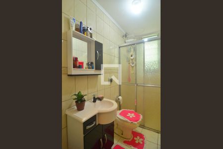 Banheiro de apartamento à venda com 1 quarto, 45m² em Nossa Senhora das Gracas, Canoas