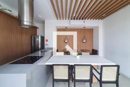 Studio à venda com 26m², 1 quarto e sem vagaÁrea comum -Espaço gourmet 