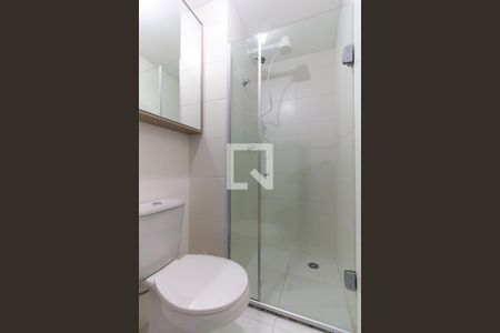 Banheiro de apartamento à venda com 1 quarto, 27m² em Barra Funda, São Paulo