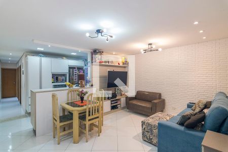 Sala de apartamento à venda com 3 quartos, 80m² em Vila Valparaiso, Santo André