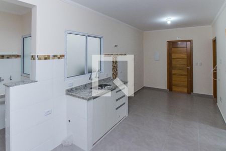 Sala e Cozinha   de apartamento para alugar com 2 quartos, 39m² em Vila Maria Alta, São Paulo