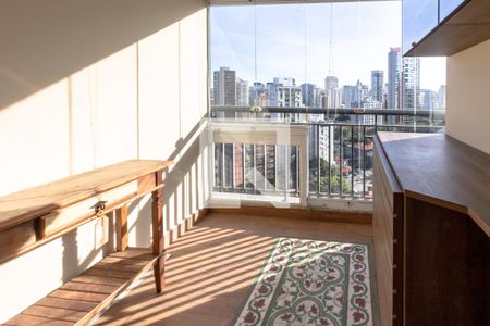 Sacada da Sala de apartamento para alugar com 2 quartos, 73m² em Vila Olímpia, São Paulo