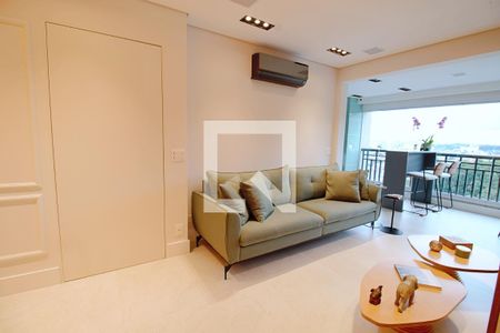 Sala  de apartamento para alugar com 3 quartos, 128m² em Vila Andrade, São Paulo