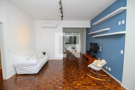 Sala de apartamento para alugar com 3 quartos, 110m² em Laranjeiras, Rio de Janeiro